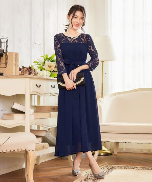 DRESS+(ドレス プラス)/ワンピース レース 披露宴 結婚式 フォーマル　パーティードレス/img05