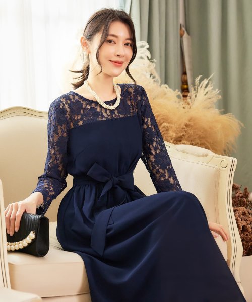 DRESS+(ドレス プラス)/ワンピース レース 披露宴 結婚式 フォーマル　パーティードレス/img06