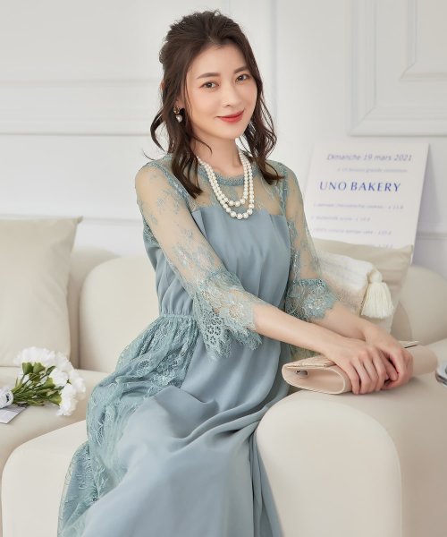 DRESS+(ドレス プラス)/ワンピース レース 披露宴 結婚式 フォーマル　パーティードレス/img08