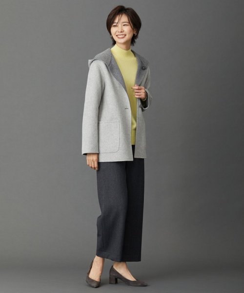 J.PRESS LADIES（LARGE SIZE）(J．プレス　レディス（大きいサイズ）)/【リバーシブル】ウールナイロン リバー フーデッドコート/img03