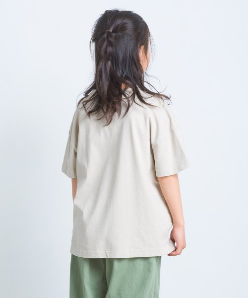 OMNES(オムネス)/【OMNES】キッズ 製品洗いコットンビッグ半袖Tシャツ/img13