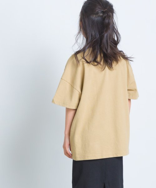 OMNES(オムネス)/【OMNES】キッズ 製品洗いコットンビッグ半袖Tシャツ/img24
