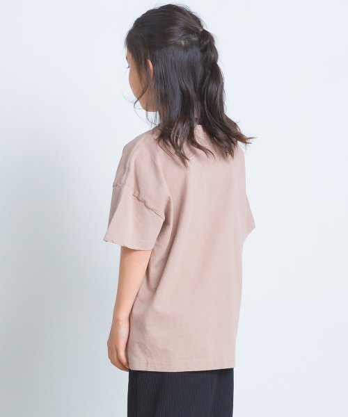OMNES(オムネス)/【OMNES】キッズ 製品洗いコットンビッグ半袖Tシャツ/img33