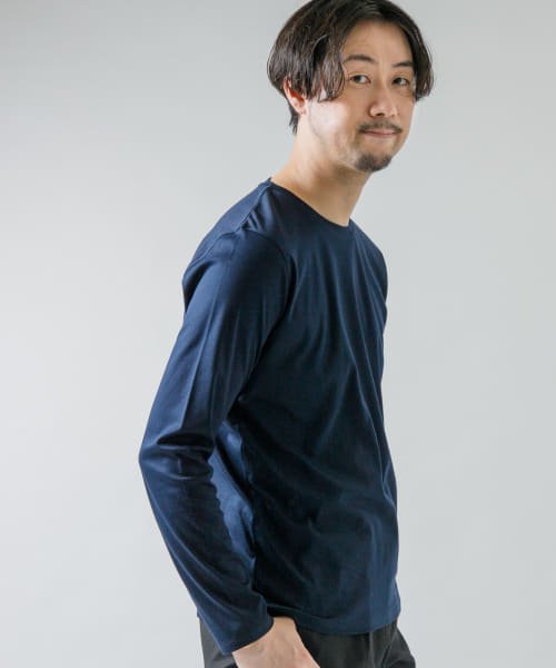 URBAN RESEARCH ROSSO(URBAN　RESEARCH　ROSSO（MEN）)/『MADE IN JAPAN』『XLサイズあり』シルケットスムースロングTシャツ/img57