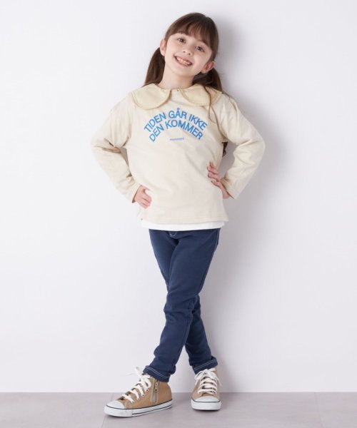 SHIPS any WOMEN(シップス　エニィ　ウィメン)/【SHIPS any別注】MONMIMI:プリント 長袖 Tシャツ<KIDS>/img09