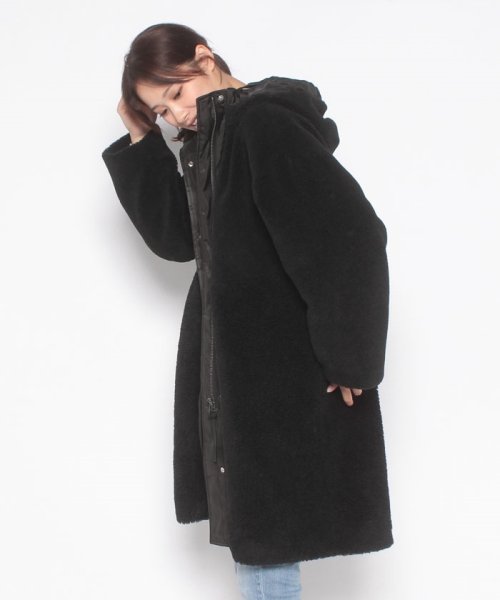 MICA&DEAL(マイカアンドディール)/hooded boa coat/img05