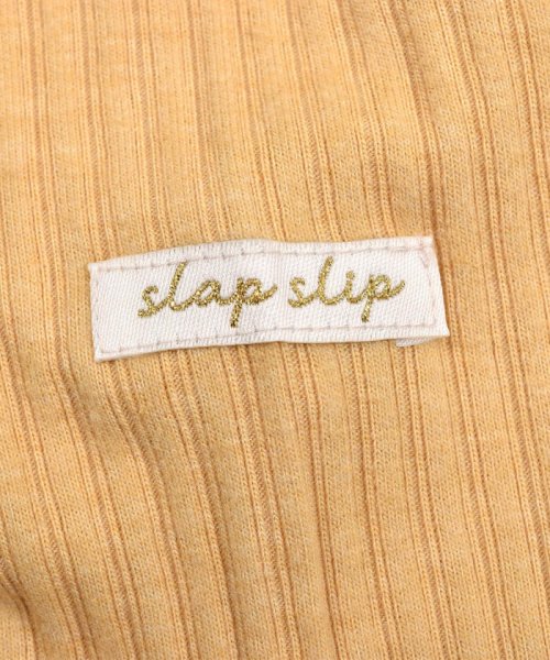 SLAP SLIP(スラップスリップ)/テレコ リブ メロウ フリル プチ タートルネック (80~130cm)/img19