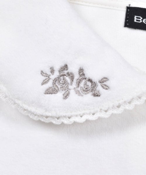 BeBe(ベベ)/ベロア 丸襟 花柄 刺繍 ブラウス (90~150cm)/img05
