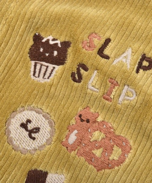 SLAP SLIP BABY(スラップスリップベビー)/クッキー くま 刺繍 サロペット ドッキング ロンパース ベビー (60~80c/img15