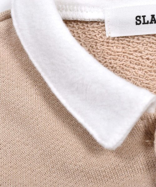 SLAP SLIP BABY(スラップスリップベビー)/ぐっすり おやすみ くま 刺繍 襟付き ロンパース ベビー (60~80cm)/img07