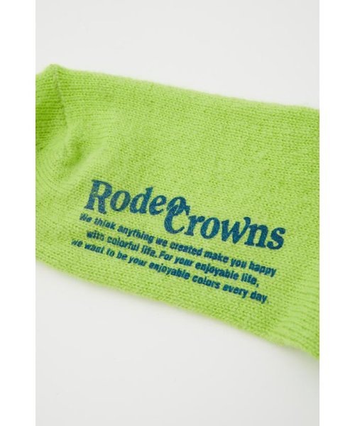 RODEO CROWNS WIDE BOWL(ロデオクラウンズワイドボウル)/SHAGGY RIB SOCKS/img02