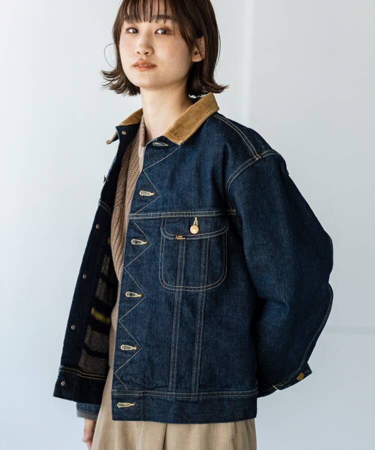 【Lee別注】インナーブランケットデニムジャケット