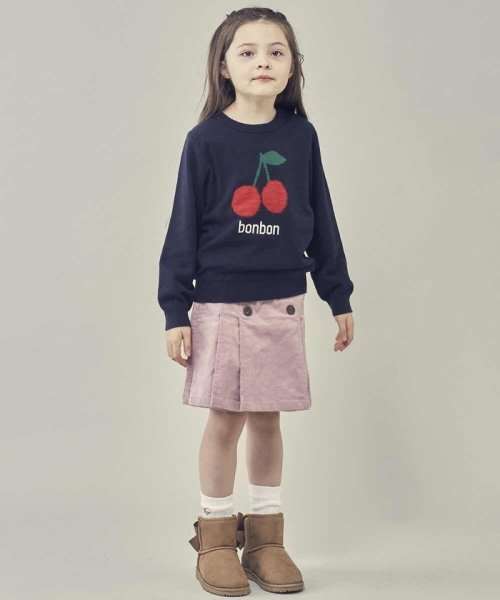 a.v.v(KID'S)(アー・ヴェ・ヴェキッズ)/[KIDS]リボン付フェイクムートンブーツ[WEB限定サイズ]/img28