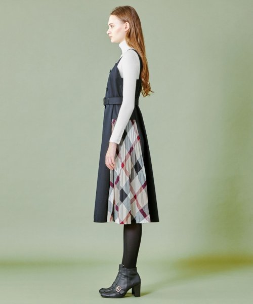 オンラインストア限定】ライトツイルストレッチトレンチワンピース  