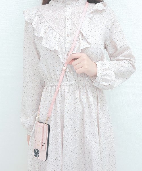 Lace Ladies(レースレディース)/ストラップ＆カードホルダー付 PUレザーiPhoneケース/img08