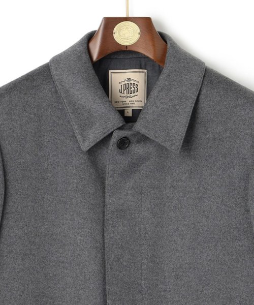 ウールカシミヤビーバーステンカラーコート 