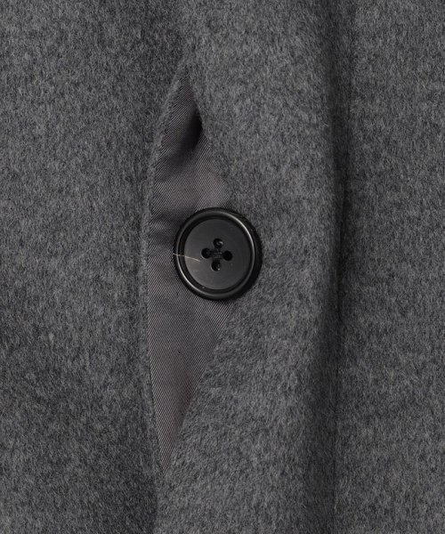 ウールカシミヤビーバーステンカラーコート 
