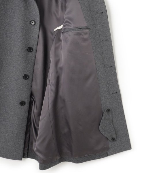 ウールカシミヤビーバーステンカラーコート 