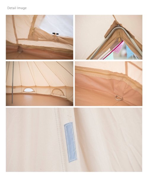 【Smore /Bello 300】 ベル型テント テント ベル型 収納バッグ付き ポリコットン ファミリーテント 3～4人用 キャンプ テント おしゃれ 撥 テント ポリコットン