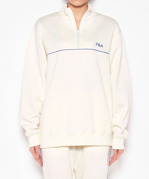 FILA（Casual）(フィラ（カジュアル）)/【セットアップ対応商品】ハーフジップトレーナー/img01