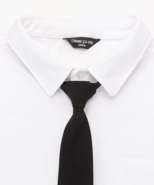 COMME CA ISM KIDS(コムサイズム（キッズ）)/ネクタイ付き　長袖シャツ(140－160cm)/img02