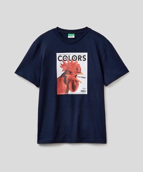 BENETTON (mens)(ベネトン（メンズ）)/コットンフロントプリント半袖Tシャツ・カットソー/img25