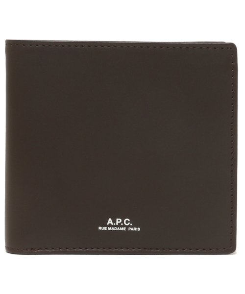 A.P.C.(アーペーセー)/アーペーセー 二つ折り財布 ブラウン メンズ APC H63340 PXAWV CAE/img05