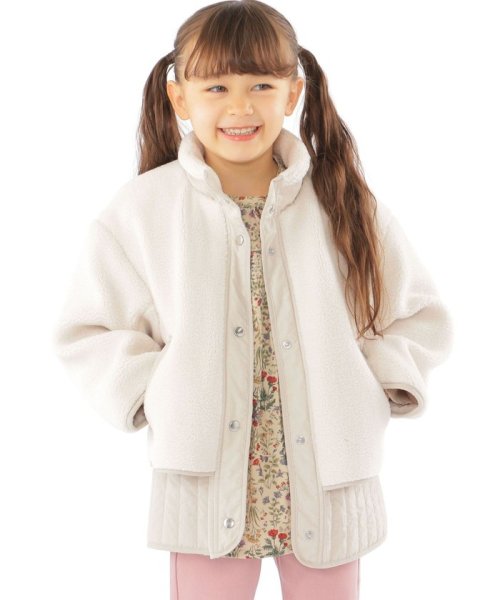 SHIPS KIDS(シップスキッズ)/SHIPS KIDS:100～130cm / リバーシブル スタンドカラー コート/img01