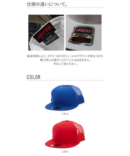 BACKYARD FAMILY(バックヤードファミリー)/オット OTTO #141－1070 Cotton Twill Flat Visor/img08