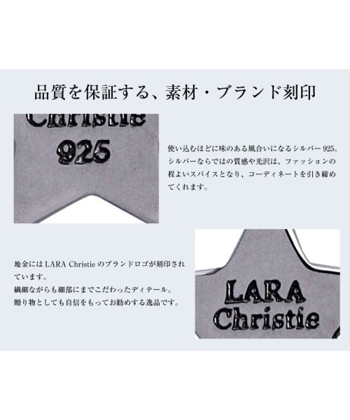 LARA Christie(ララクリスティー)/ララクリスティー ネックレス メンズ ステラ BLACK Label p5714－b/img08