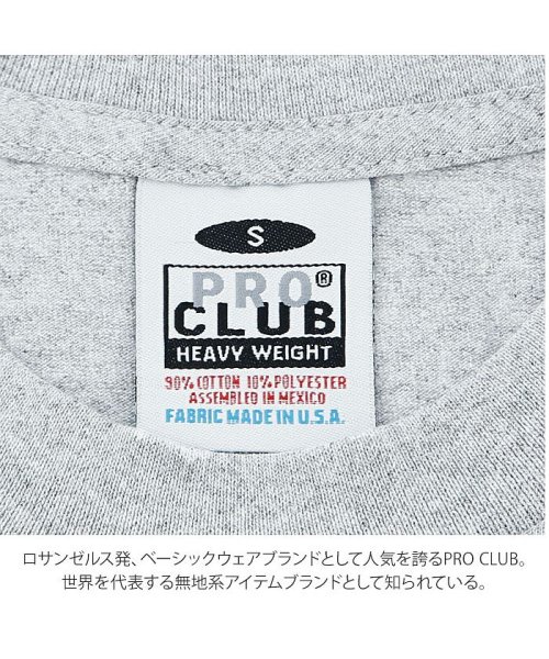 BACKYARD FAMILY(バックヤードファミリー)/PRO CLUB プロクラブ 101 半袖 クルーネック HEAVY WEIGHT Tシャツ/img03