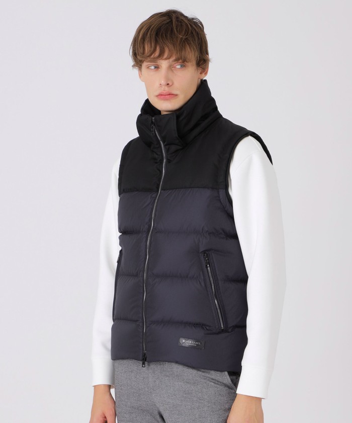 【クリーニング済/美品】マウンテンリサーチ　ダウンベスト　メンズL　黒 クリーニング済/美品】マウンテンリサーチ ダウンベスト メンズL 黒