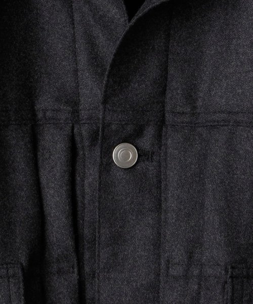 SHIPS STANDARD: ウール サキソニー トラッカージャケット STANDARD ウール サキソニー 品番