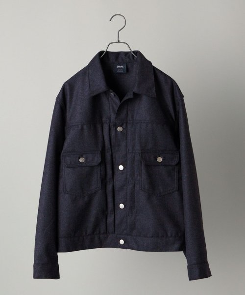 SHIPS STANDARD: ウール サキソニー トラッカージャケット STANDARD ウール サキソニー 品番