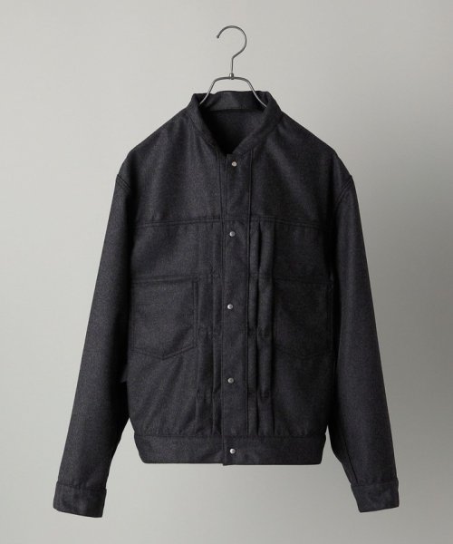 SHIPS STANDARD: ウール サキソニー トラッカージャケット STANDARD ウール サキソニー 品番