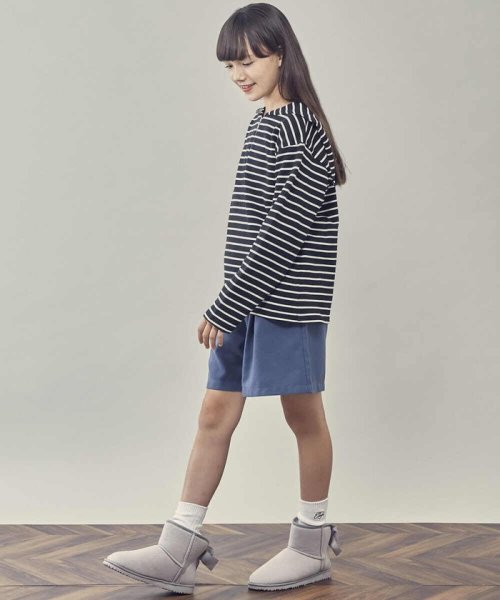 a.v.v(KID'S)(アー・ヴェ・ヴェキッズ)/[KIDS]リボン付フェイクムートンブーツ[WEB限定サイズ]/img32