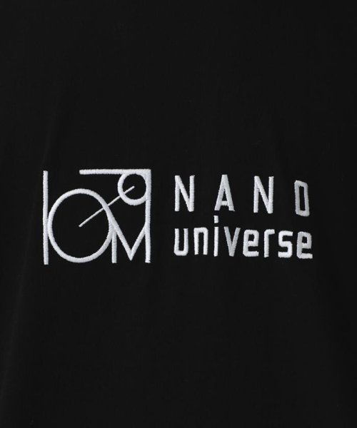nano・universe(ナノ・ユニバース)/LB.04/WEB限定 ロゴ刺繍クルー半袖 フロントロゴ/img08