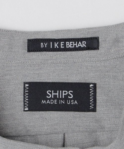 SHIPS MEN(シップス　メン)/【SHIPS別注】IKE BEHAR: オーガニックコットン トップダイ ツイル バンドカラーシャツ/img13