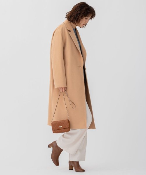 【CLASSY.1月号掲載】ウールカシミヤビーバー チェスターコート ウールカシミヤビーバー 品番 コート