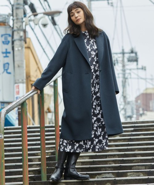 【CLASSY.1月号掲載】ウールカシミヤビーバー チェスターコート ウールカシミヤビーバー 品番 コート