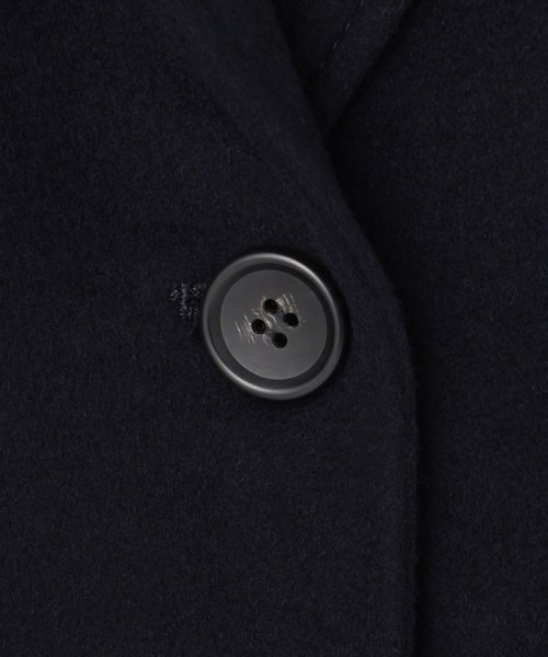 【CLASSY.1月号掲載】ウールカシミヤビーバー フード付き ショートコート ウールカシミヤビーバー コート 品番