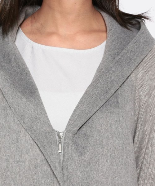 ニットドッキング フードリバーコート 