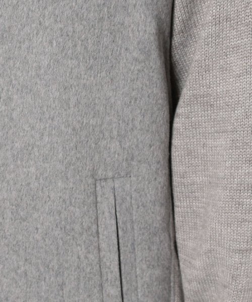 ニットドッキング フードリバーコート 