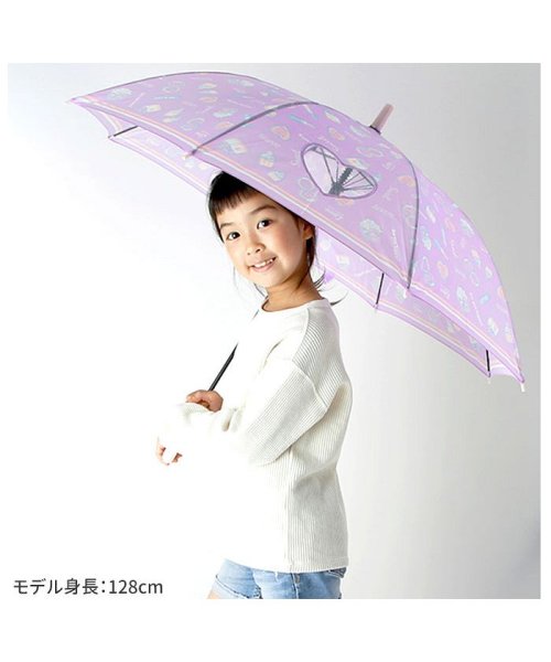 BACKYARD FAMILY(バックヤードファミリー)/amusant sous la pluie 耐風 55cm ジュニア長傘 透明/img16