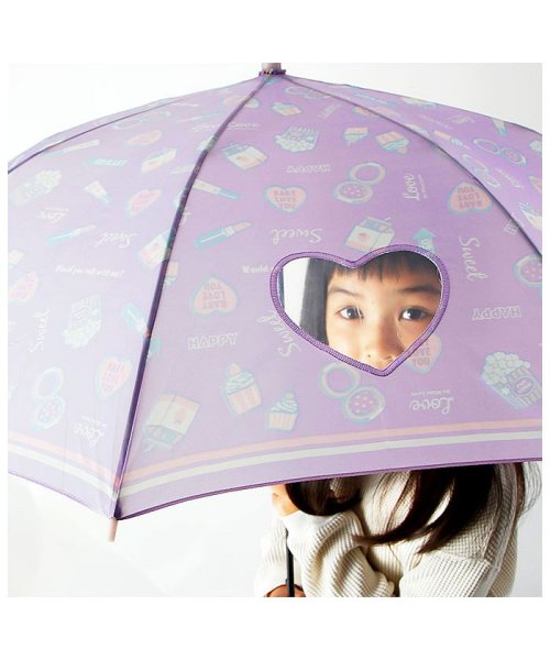 BACKYARD FAMILY(バックヤードファミリー)/amusant sous la pluie 耐風 55cm ジュニア長傘 透明/img17