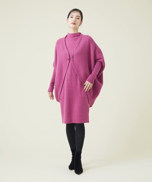 ウールカシミヤコクーンカーディガン 
