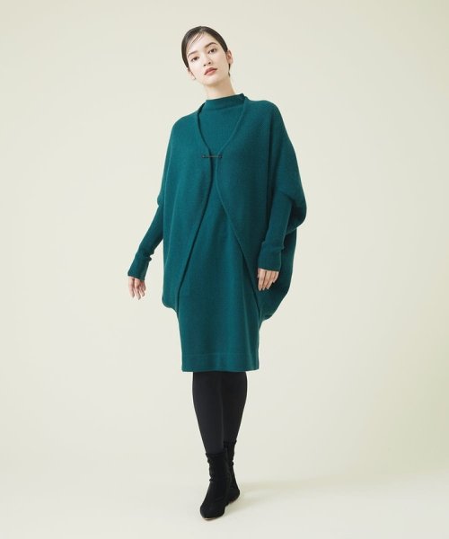 ウールカシミヤコクーンカーディガン 