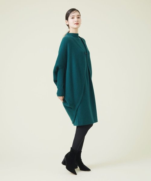 ウールカシミヤコクーンカーディガン 