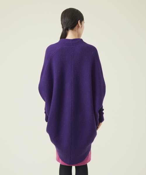 ウールカシミヤコクーンカーディガン 