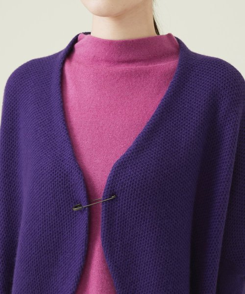 ウールカシミヤコクーンカーディガン 